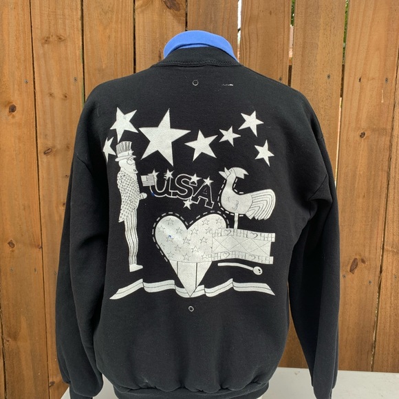 Vintage 80-90s Gopher Sport turtleneck sweatshirt size L. - Picture 2 of 9